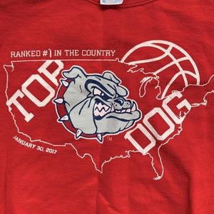 Gonzaga Bulldogs Red Crew Sweatshirt size XL